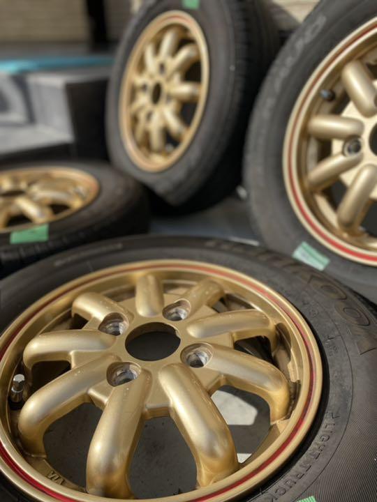 軽バン軽トラ 美品タイヤバリ山 v0n7S-m29571039752 社外ホイール&タイヤセット 超歓迎好評