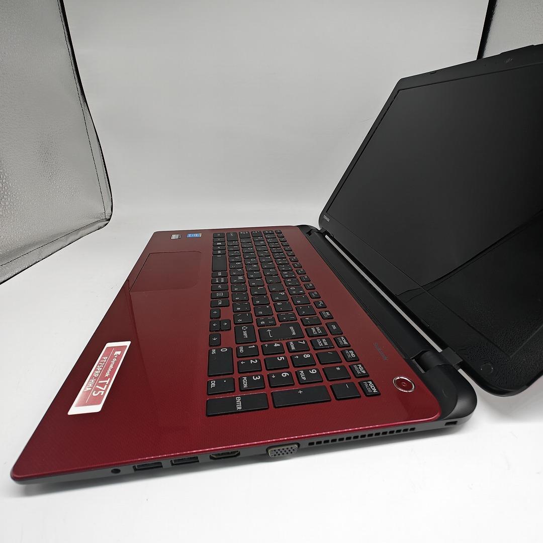 【東芝】T75 爆速i7 新品SSD240GB 16GB レッド ノートPC 東芝】T75 爆速i7 新品SSD240GB 16GB レッド ノートPC