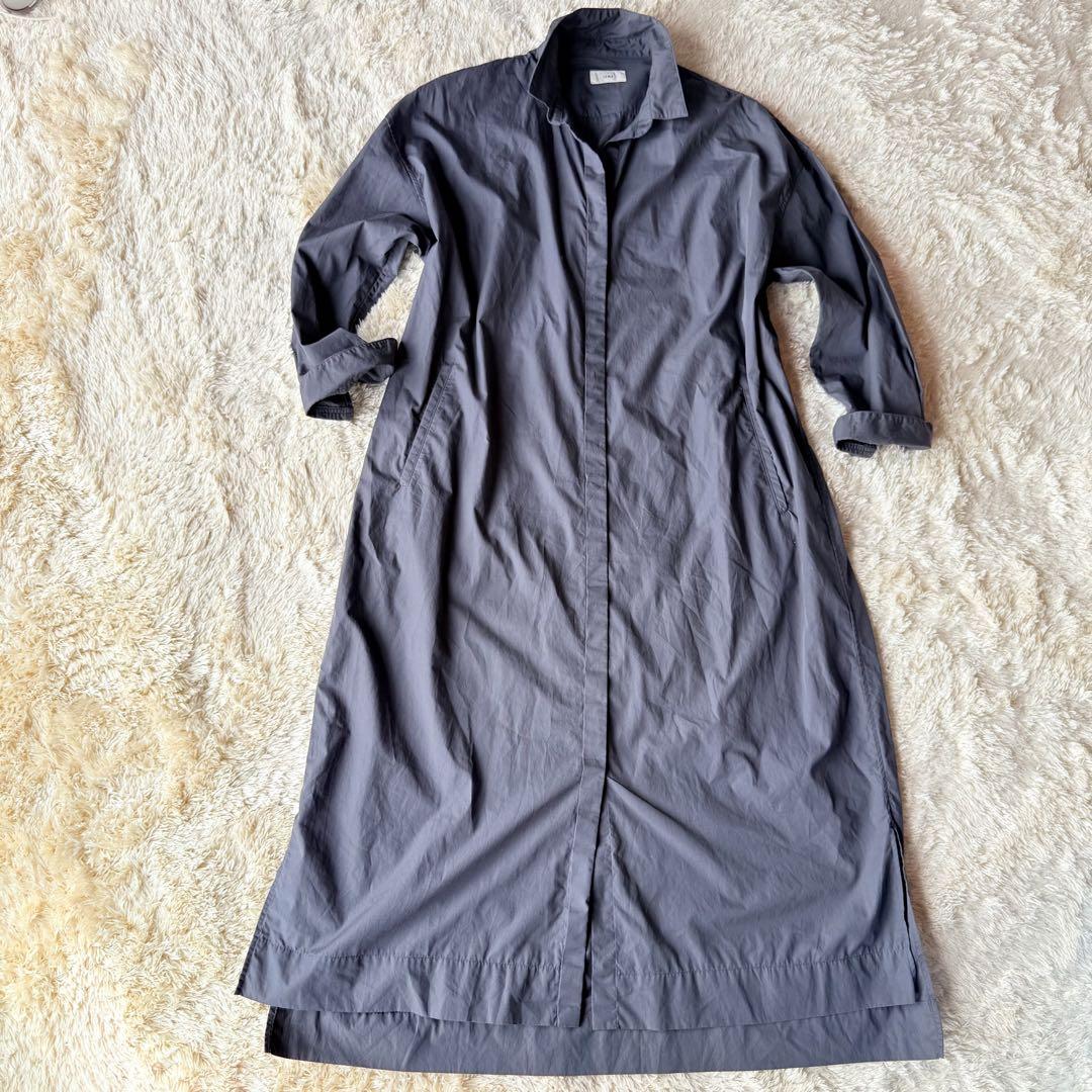 IENA イエナ 20SS コットンシルクロングシャツワンピース サイズ38