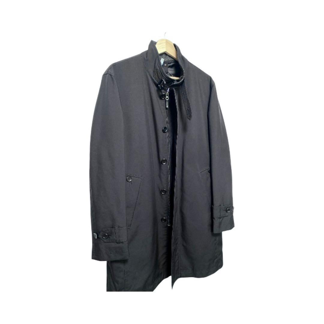 美品!J.PRESS スタンドカラーコート ライナー付 (ダウン) L 黒 美品!J.PRESS スタンドカラーコート ライナー付 (ダウン) L 黒