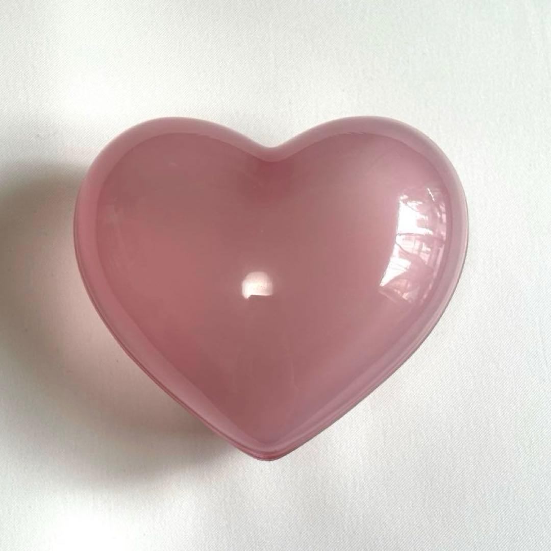 ガラスケース ピンク目立った傷や汚れなし