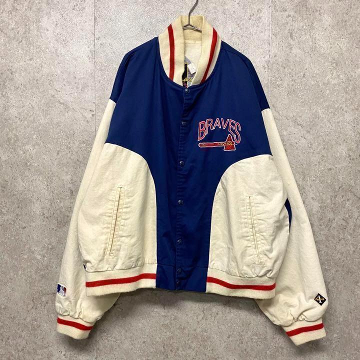 MLBブレーブス 両面刺繍スタジャン