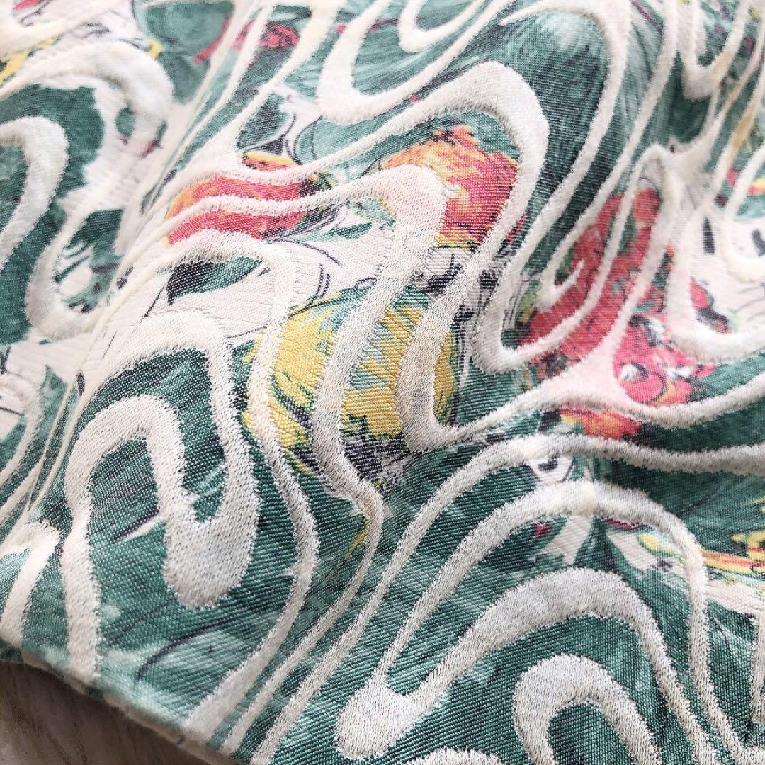 Dior*ディオール　ヴィンテージワンピース　ジャガード　花柄　フラワー　9