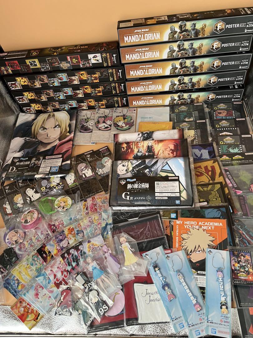 キャラクターグッズ、一番くじ他ウェハースカード等230点以上まとめ売り