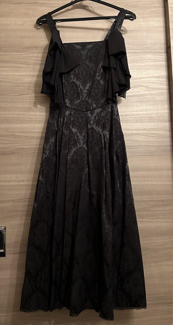 【axes femme】シフォンリボンキャミワンピース