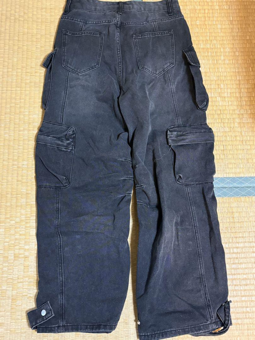 imxs utility cargo denim pants サイズ
