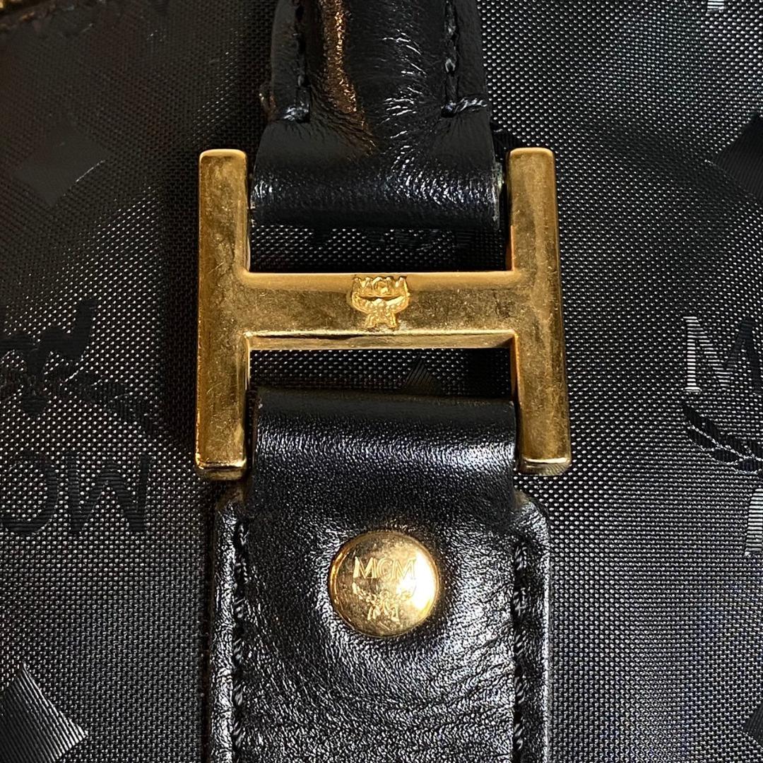 『MCM』エムシーエム ロゴグラム ボストンバッグ