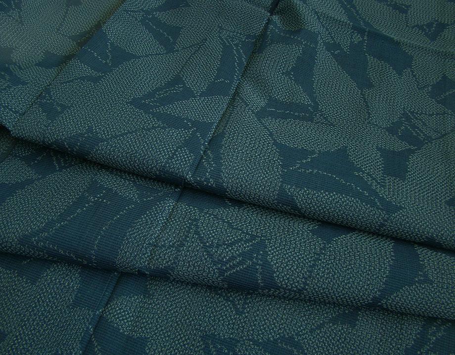 美品 夏物 お洒落な 紗 小紋(正絹)仕立上り＜KK661＞