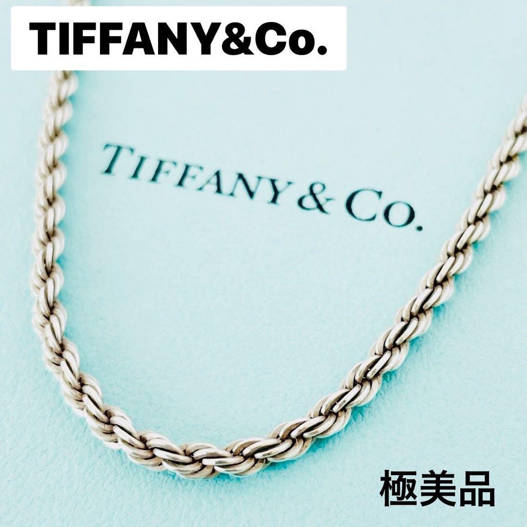 極美品✳︎ティファニー ペンダント ツイストロープ スクリュー チェーン シルバー