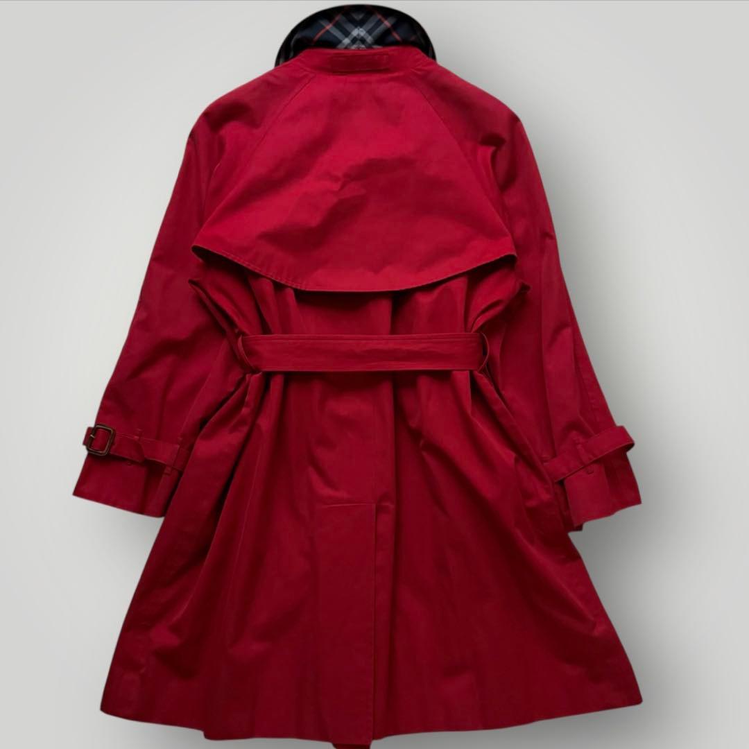 バーバリー☆トレンチコート ミドル丈 ノバチェック ベルト ライナー付
