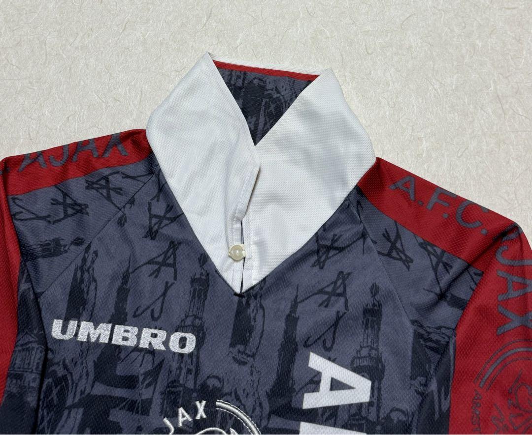 アンブロ　アヤックス　96/97 アウェイ　ユニフォーム　ゲームシャツ アンブロ アヤックス 96/97 アウェイ ユニフォーム ゲームシャツ