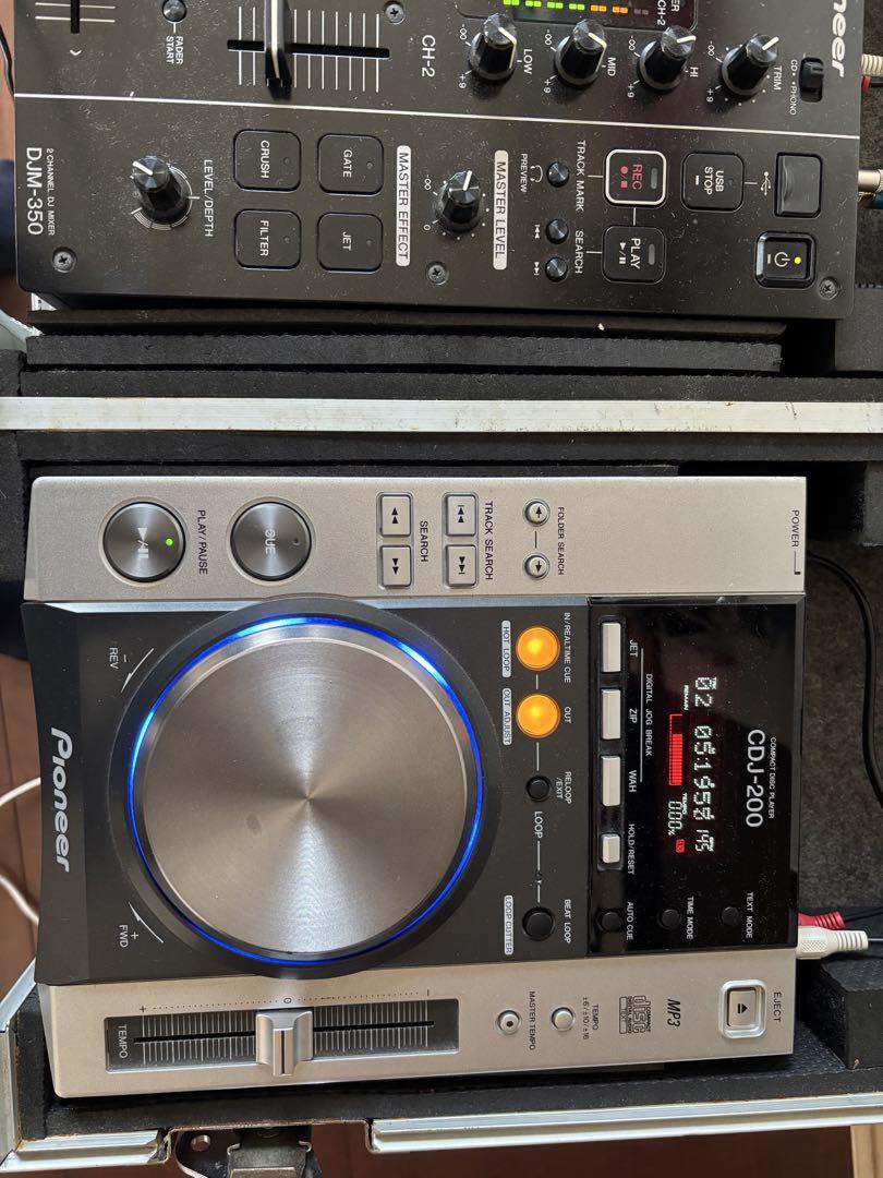 Pioneer DJ機材セット CDJ-400 CDJ-200 DJM-350