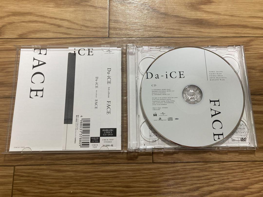 Da-iCE FACE 初回限定盤C CD DVD 帯付き