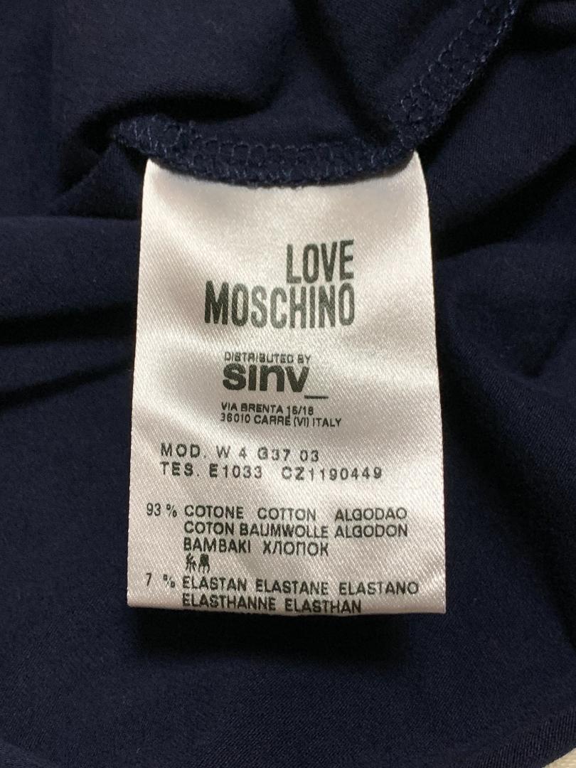 ラブモスキーノ 長袖Tシャツ ネイビー
