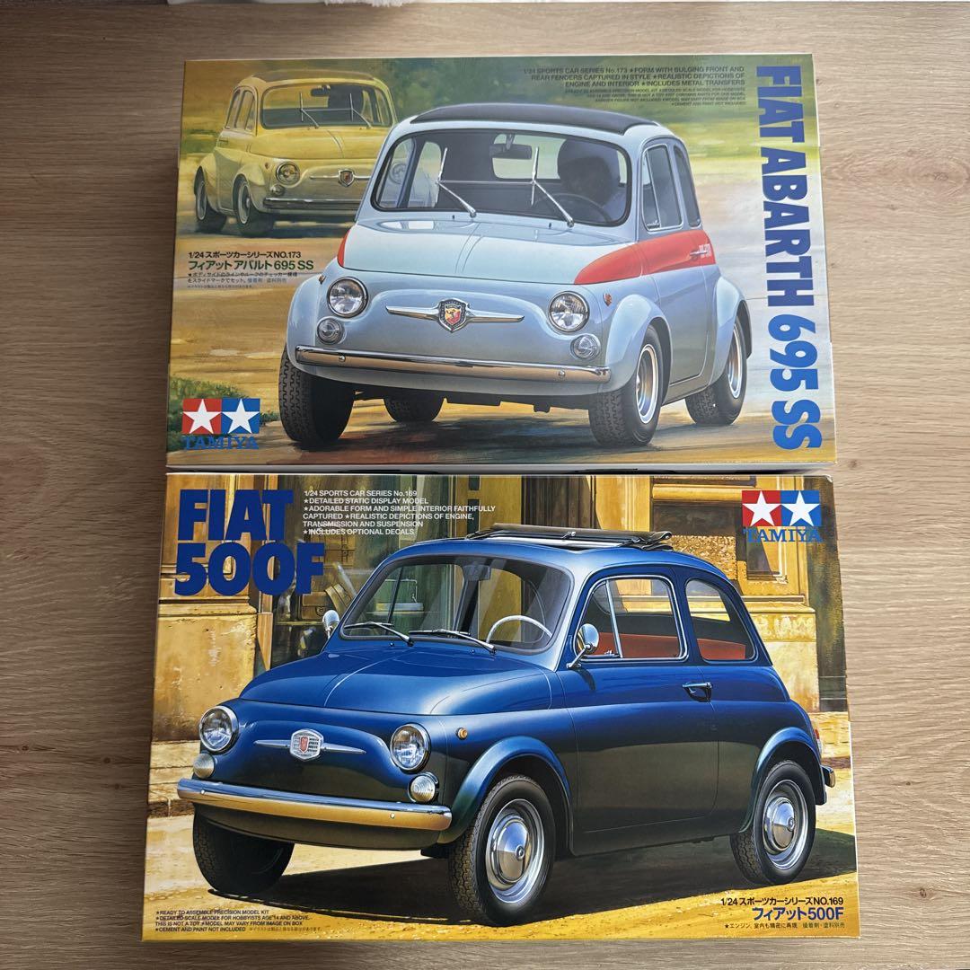TAMIYA FIAT ABARTH 695 SS & 500F プラモデル