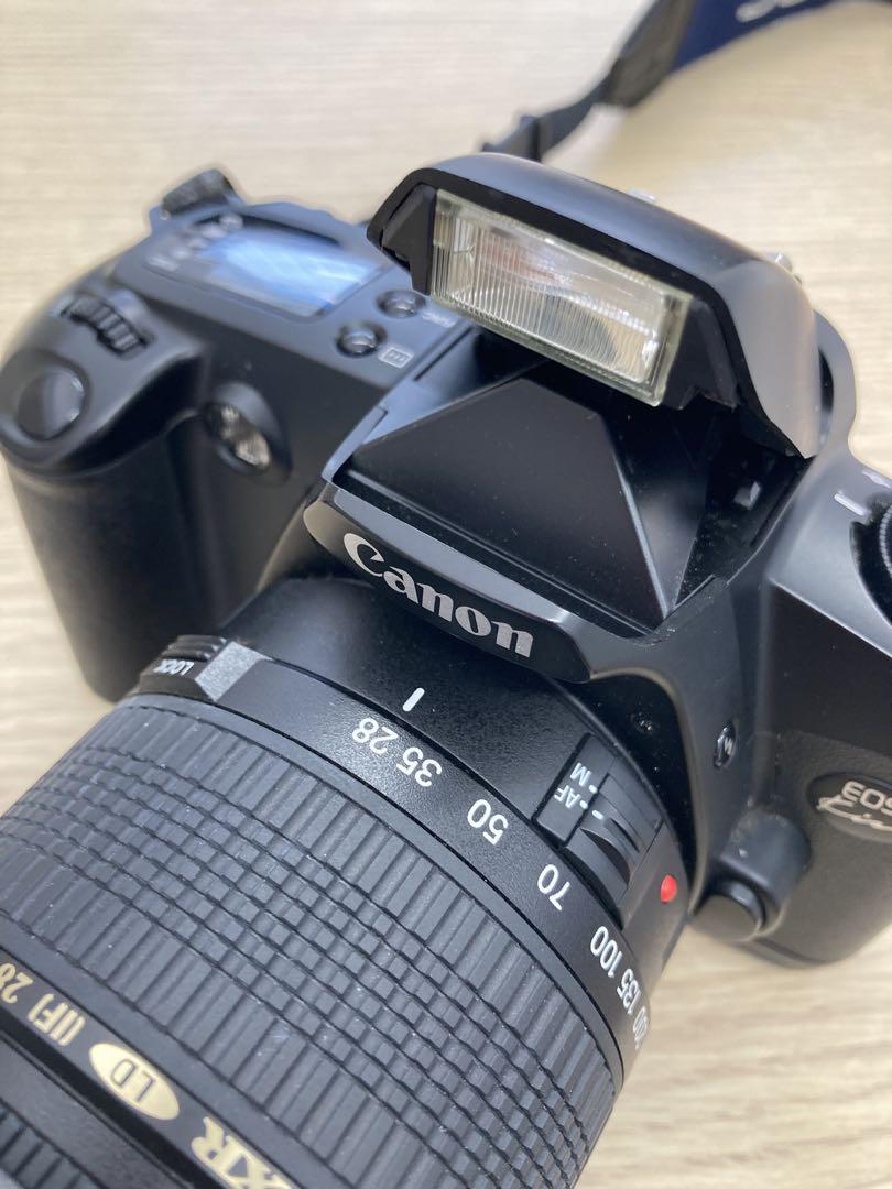 Canon EOS Kiss フィルムカメラ　TAMRON レンズ付き