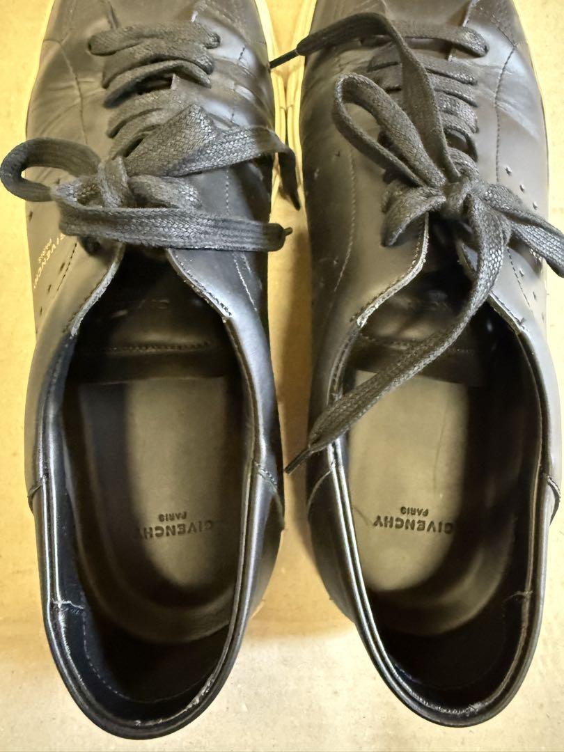 Givenchy ブラックレザー スニーカー　26cm