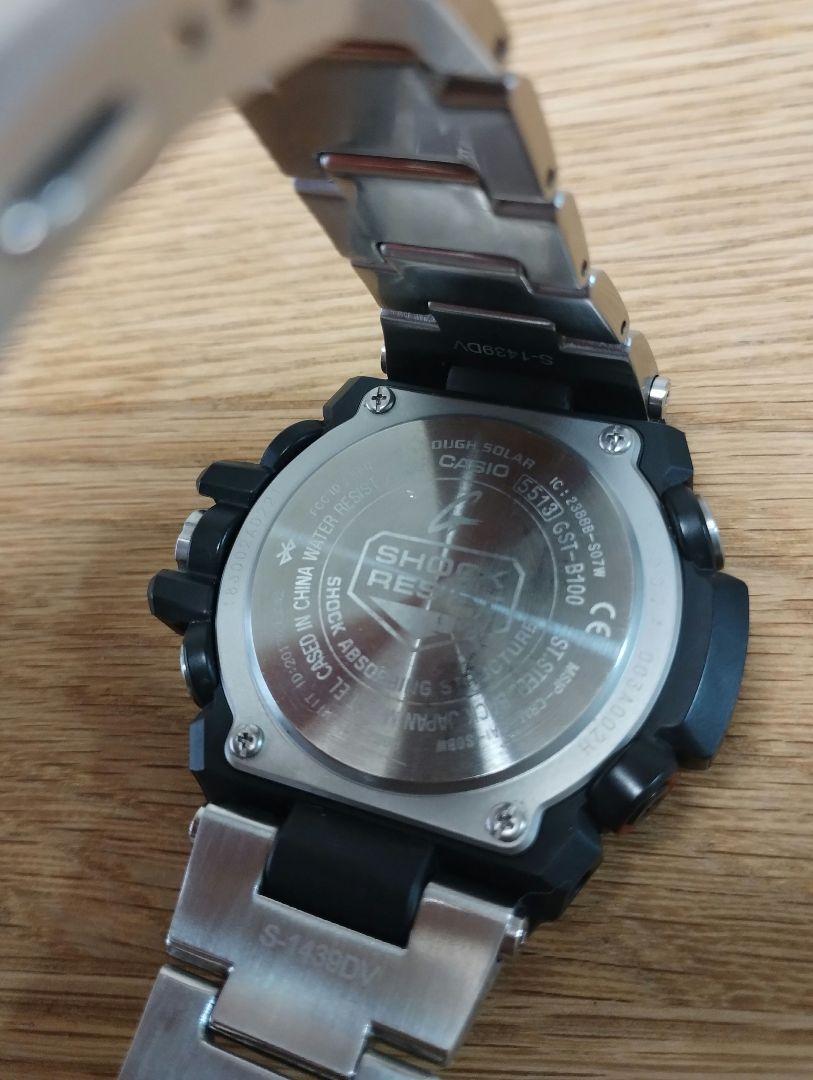GST-B100 電波ソーラー G-STEEL Bluetooth Gショック
