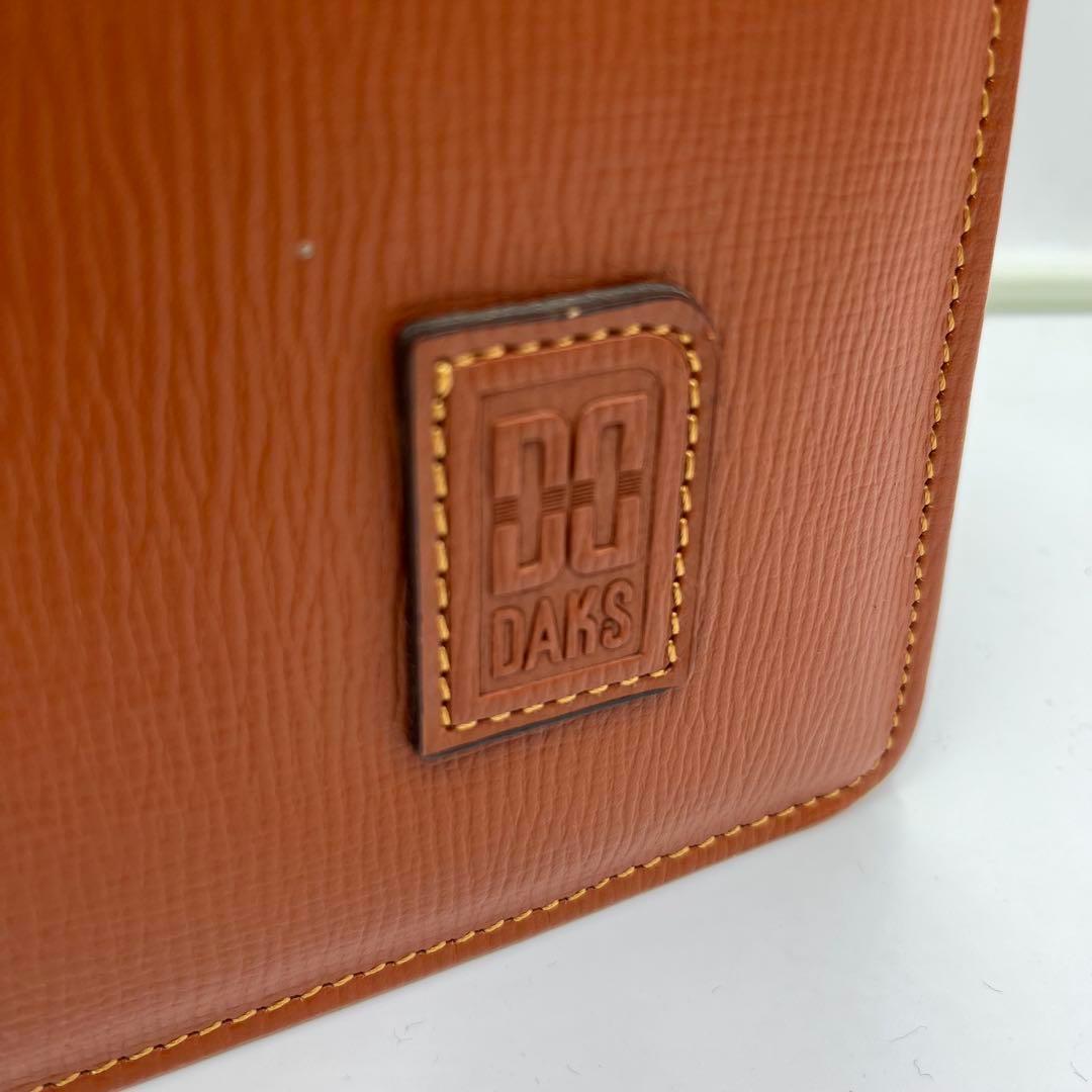 美品✨ DAKS LONDON ダックスロンドン　レザー　ダレスバッグ　鍵付き