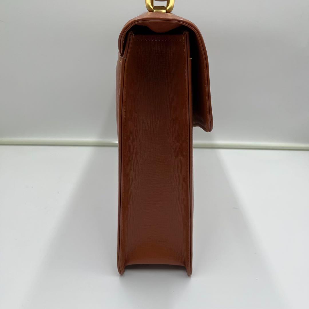 美品✨ DAKS LONDON ダックスロンドン　レザー　ダレスバッグ　鍵付き