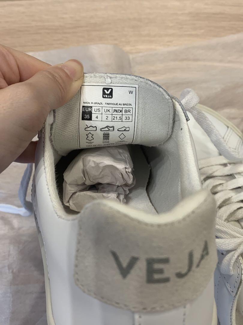 VEJA ホワイトレザー スニーカー size35