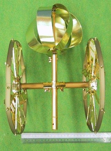 矢車の部分 黄金タイプ 単品 軽くて丈夫な合成樹脂製品 鯉のぼり 新品 送料無料