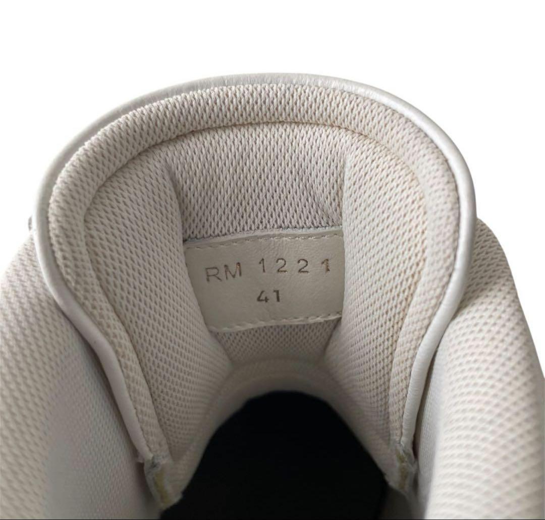 CELINE ホワイト ハイカットスニーカー