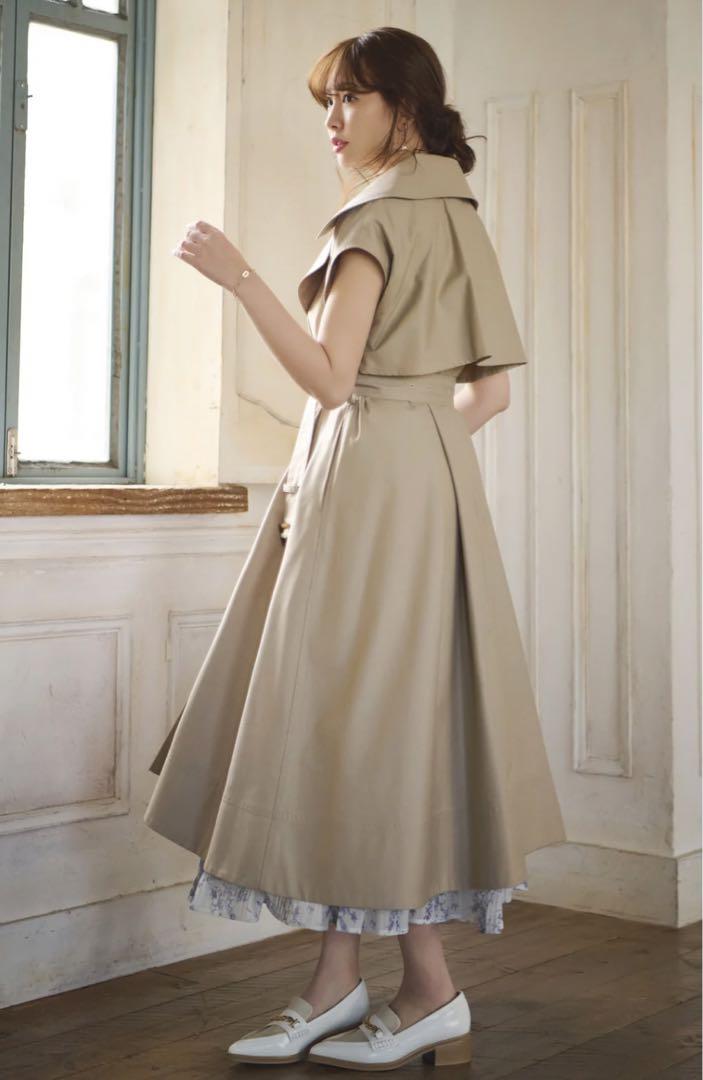 【激安アウトレット!】 Herlipto Sleeveless Dress Trench Twill ジャケット・アウター