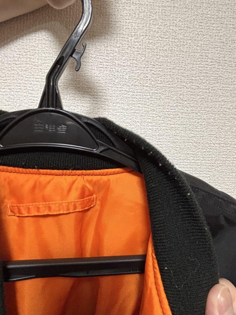 Alpha INDUSTRIES MA-1 ブラック　Lサイズ