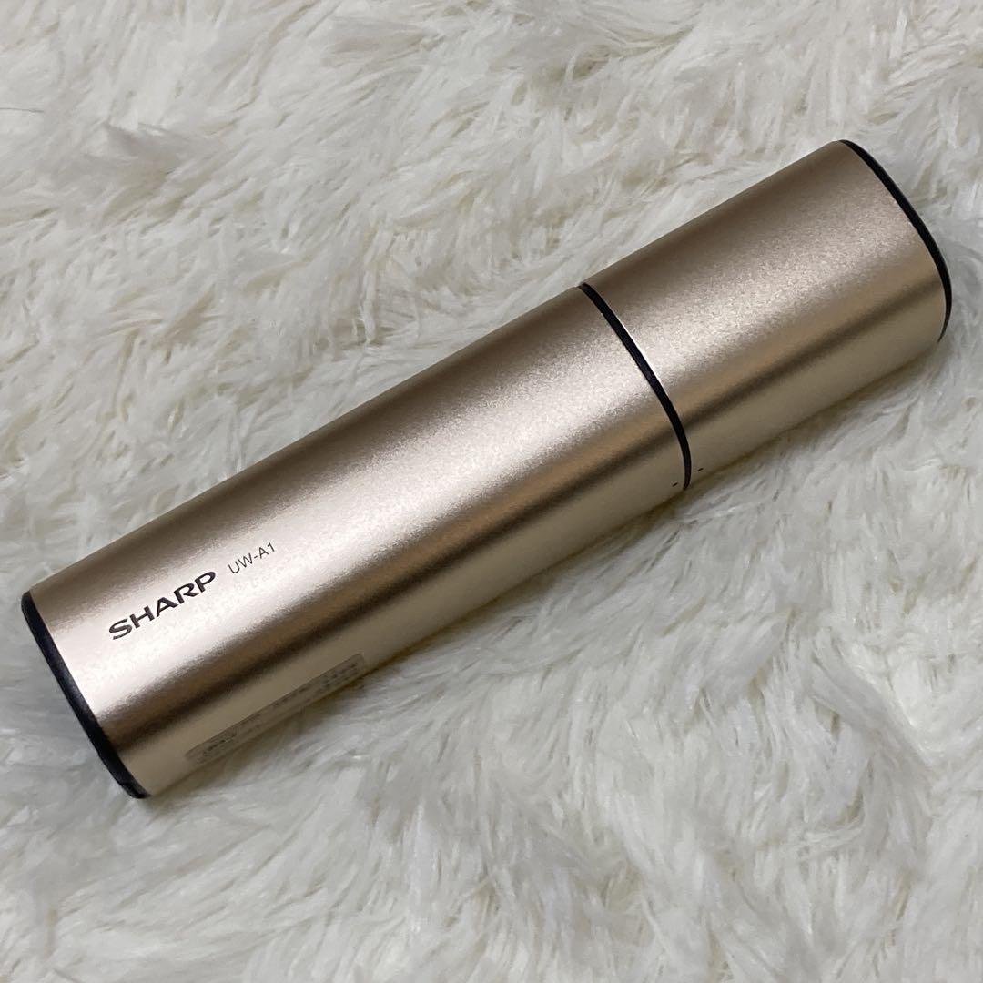 【美品】SHARP UW-A1-N ゴールド 超音波ウォッシャー