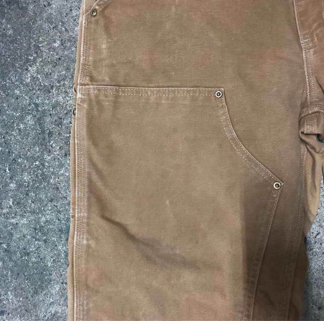 Carhartt カーハート ダブルニー 34x32 ブラウン USA製