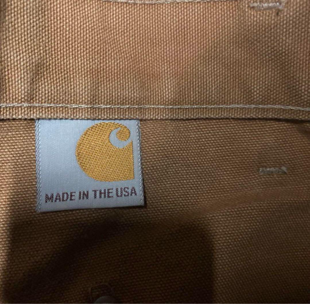 Carhartt カーハート ダブルニー 34x32 ブラウン USA製