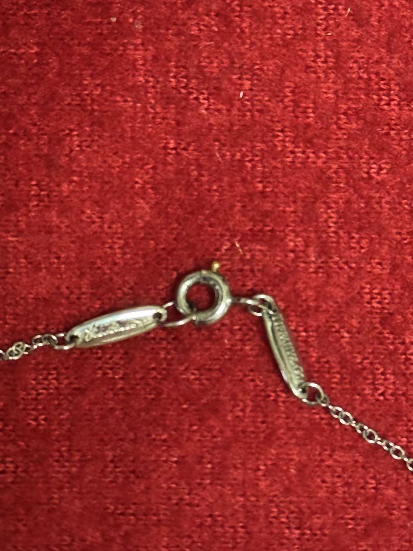 TIFFANY & Co. ティファニー オープンハート クリスタル Pt950