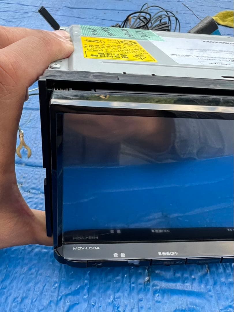 KENWOOD ナビ MDV-L504 2017年製 フォロー割OK傷や汚れあり BRIGHTFACE_UK