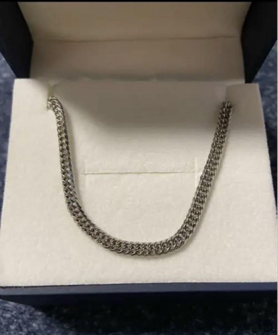 Pt850 6面W 30g 60cm 喜平ネックレス 6面ダブル プラチナ