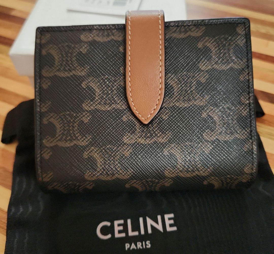 タイムセール　美品　CELINE　　ストラップウォレット　財布 タイムセール CELINE ストラップウォレット 財布