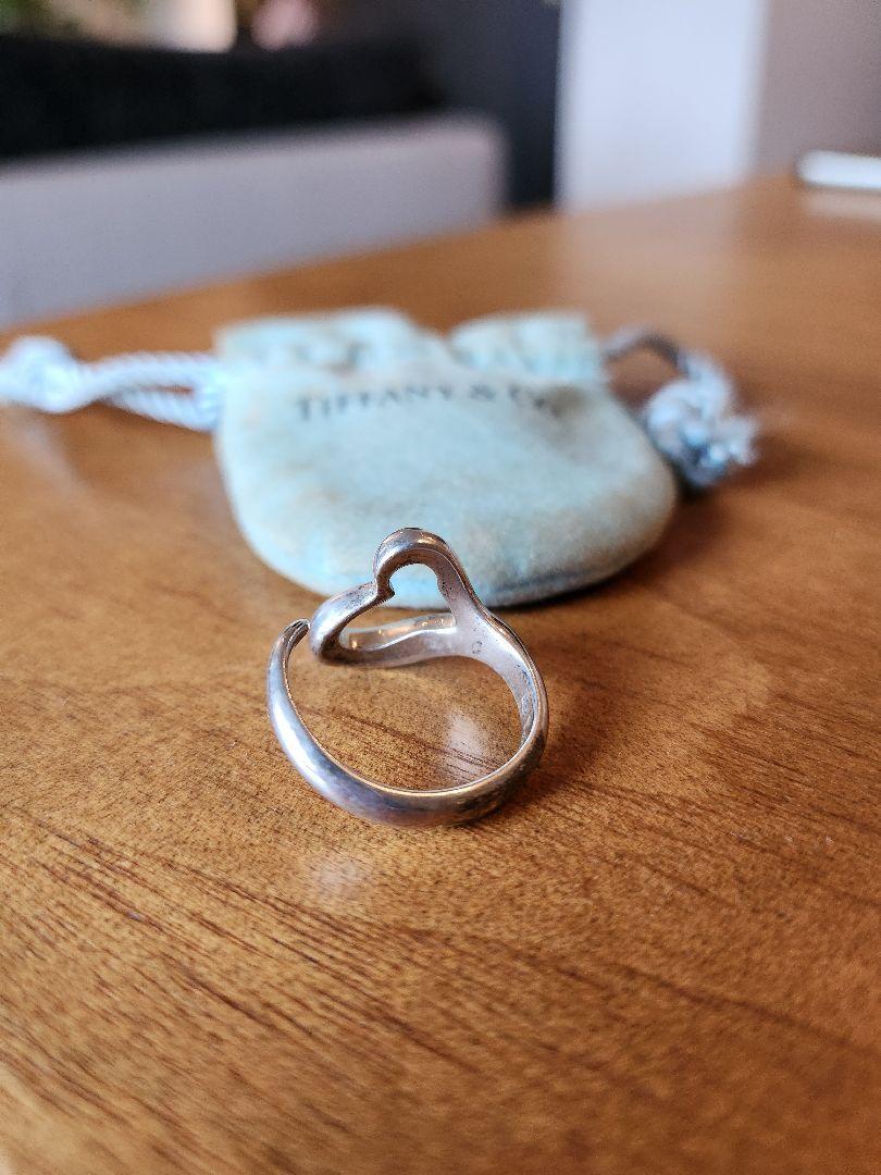 Tiffany オープンハートリング　90年代 ヴィンテージ