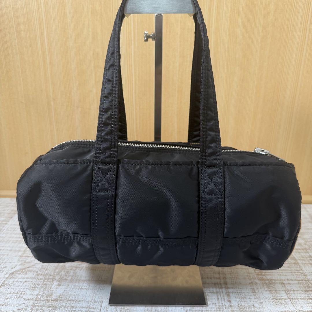 PORTER タンカーブラック ミニボストン　ドラムバッグ　s PORTER タンカー ミニボストン ドラム ダッフルバッグ 黒