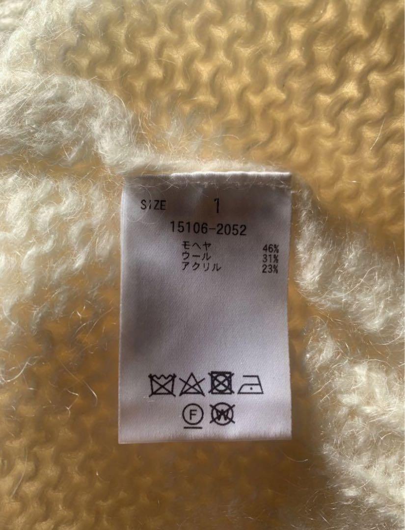 CLANE HALF SHEER LOOSE MOHAIR KNIT TOPS