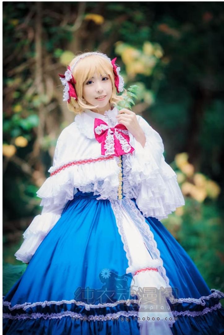 森森仙 東方Project アリス・マーガトロイド 衣装ウィッグセット 森森仙 東方Project アリス・マーガトロイド 衣装ウィッグセット