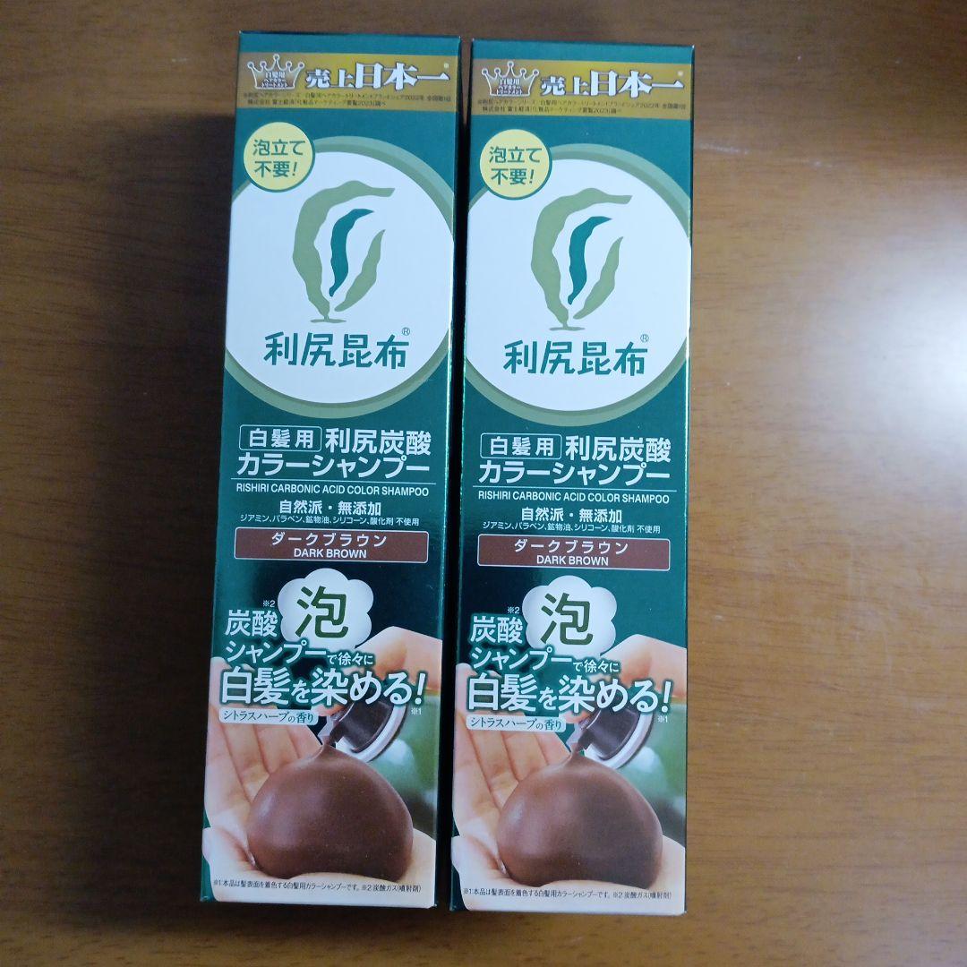 自然派clubサスティ 白髪用 利尻炭酸カラーシャンプー ダークブラウン