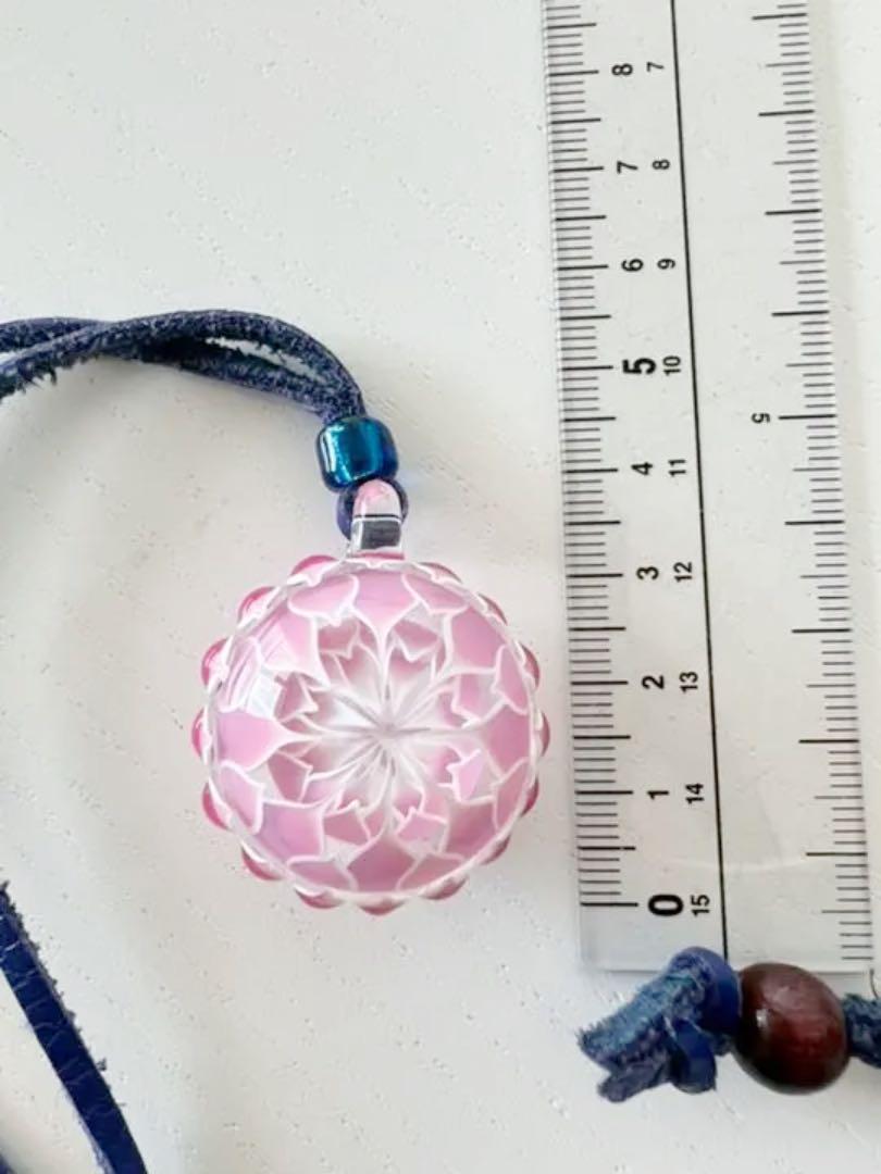 限定品格安 ガラス作家押野由紀子さんガラスペンダント OCptW-m29635023424 特価最新作