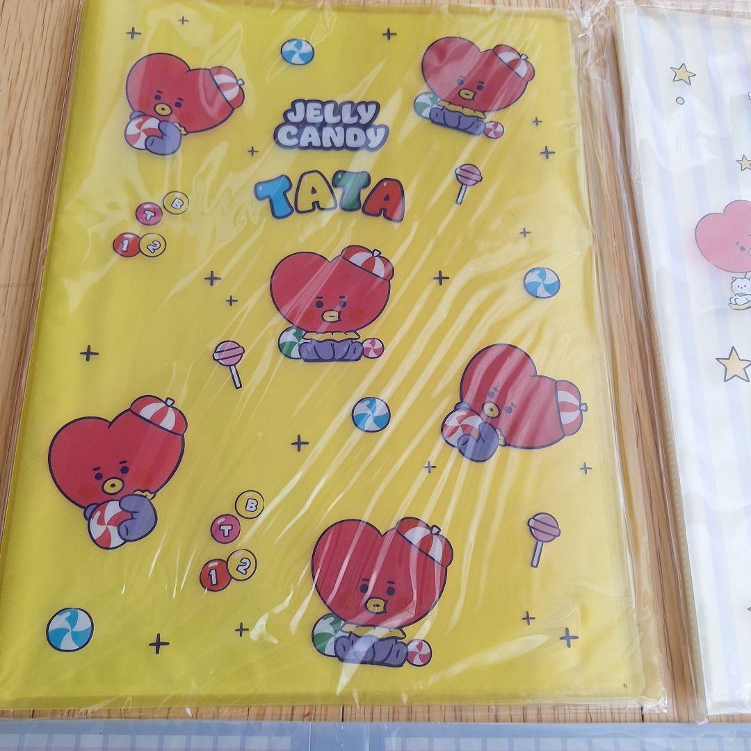 【名入れ無料】 新品未使用】BT21 まとめ フォトアルバム クリアファイル TATA クリアファイル