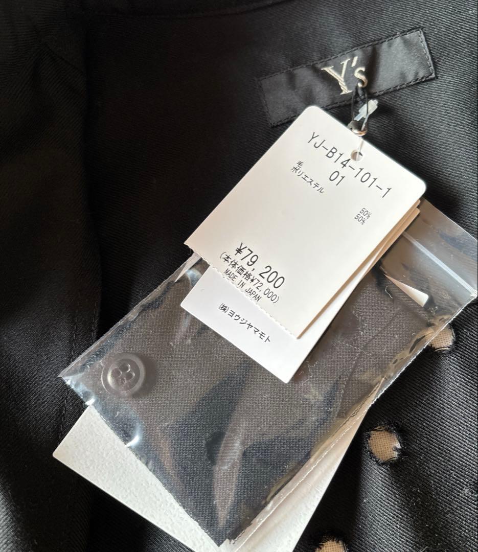 Y's パンチング ドット柄 ロング丈長袖シャツ Y's パンチング ドット柄 ロング丈長袖シャツ