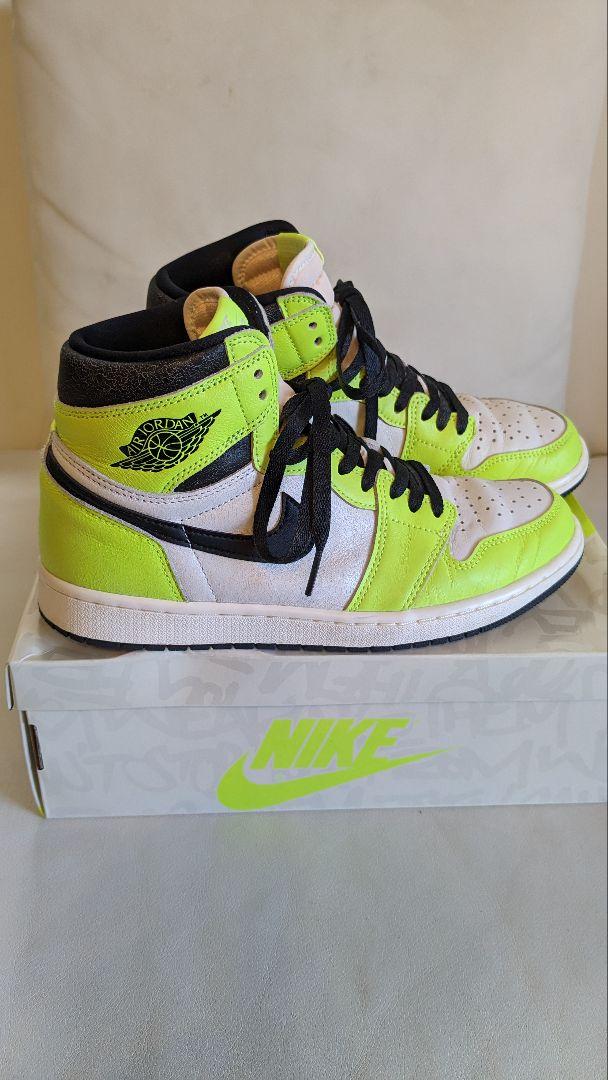 ナイキ☆AIR JORDAN1☆VOLT☆AJ1 ボルト☆ハイカット☆27.5
