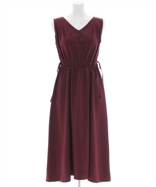 メルカリ Clear Vネックサイドリボンノースリーブワンピース ロングワンピース 1 000 中古や未使用のフリマ