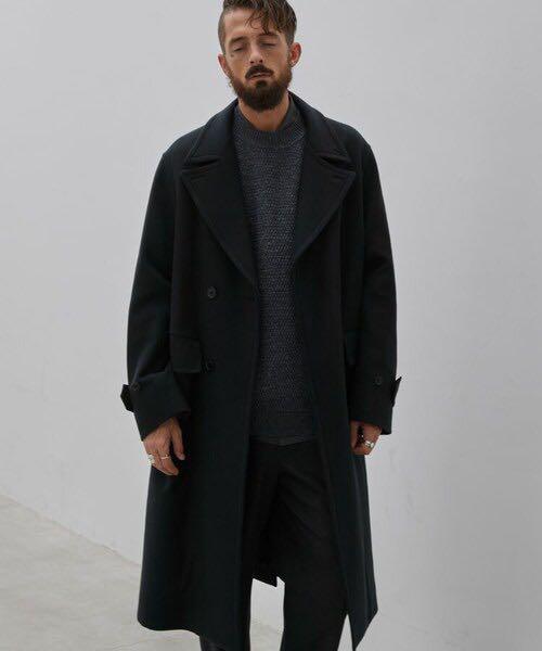 最新発見 LIDNM Super140s Officer coat チェスターコート 最新発見 LIDNM Super140s Officer coat チェスターコート