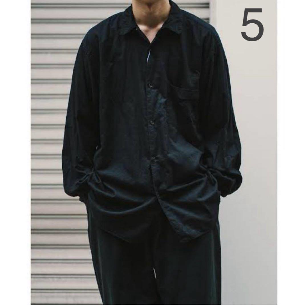 24SS COMOLI KHADIコットン コモリシャツ Z01-02011