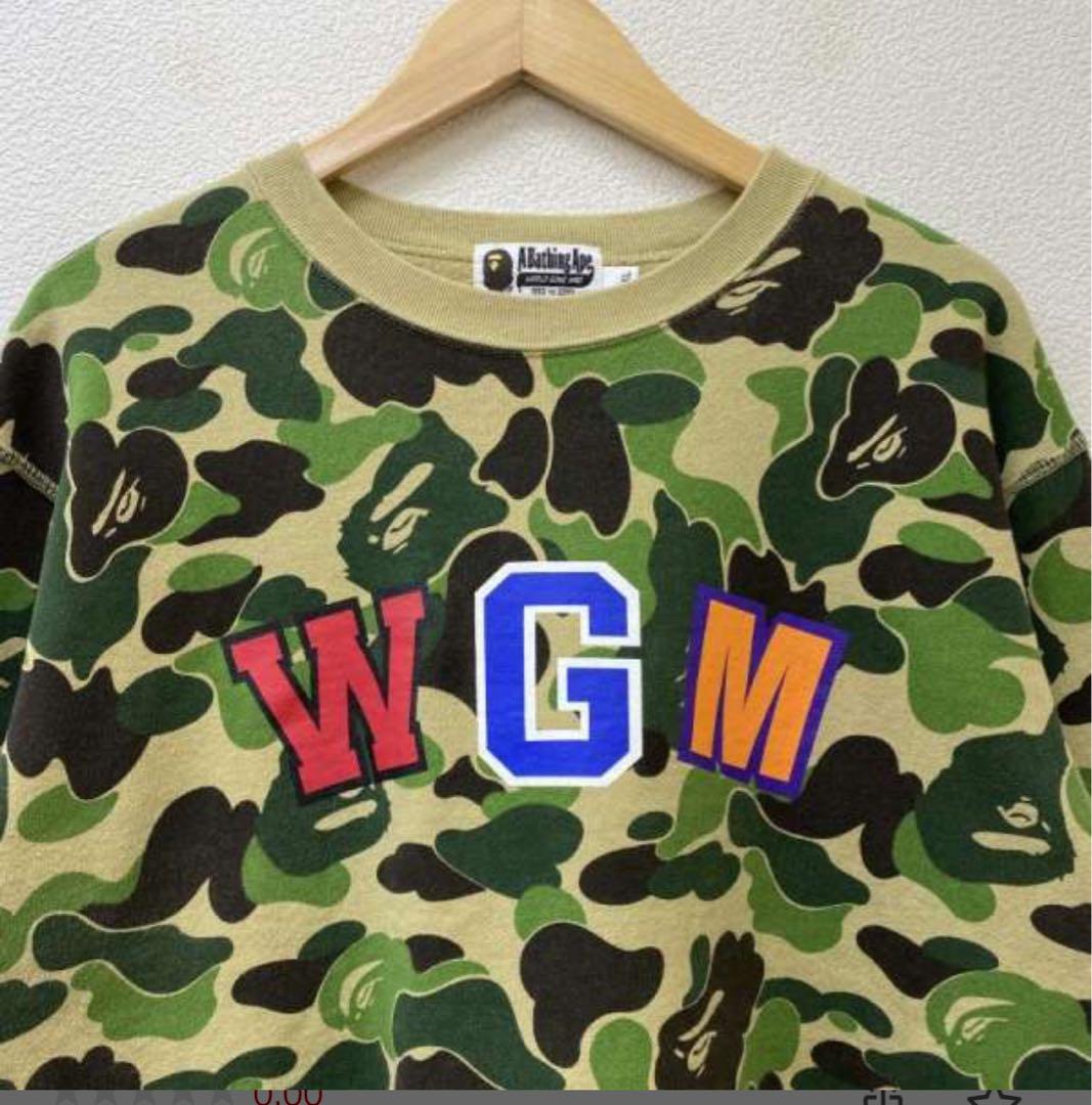 A Bathing Ape カモフラージュ WGM トレーナー