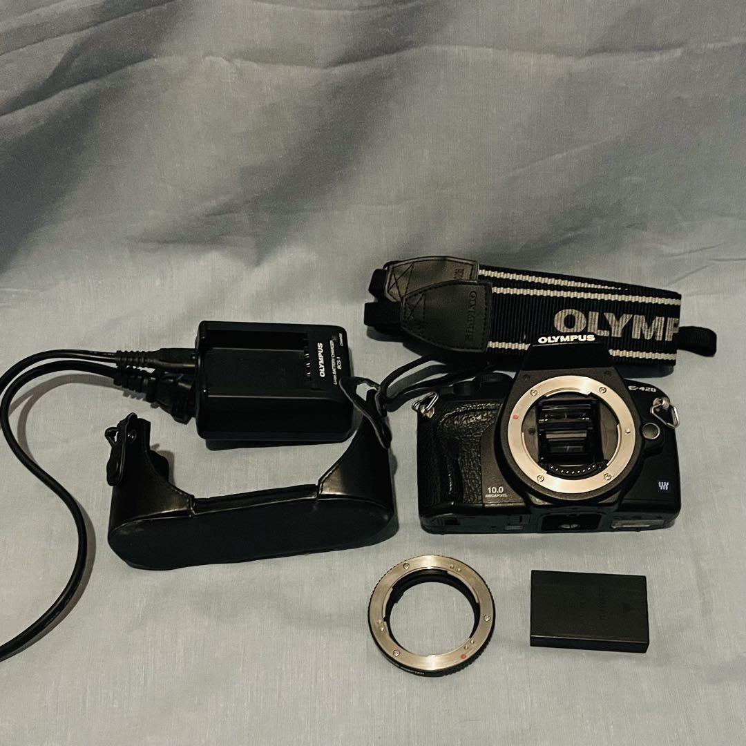訳あり　OLYMPUS E-420 デジタル一眼レフカメラ　液晶割れ